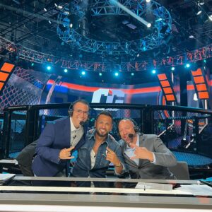 Joe Fournier Instagram - Totally loved presenting the fights maybe another career after I hang up the gloves ?