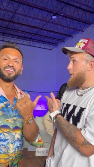 Joe Fournier Instagram - Lots of fun filming @bsjakepaul @jakepaul his prediction for my fight with @ksi … PS You heard it hear first we down to fight after Joe Fournier V Jake Paul has a ring to it just imagine the trash talking 🔥