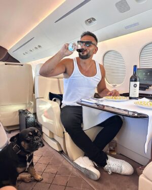Joe Fournier Instagram - My Two Joys In Life...

My Dog And My Red Wine ❤️

Happy to be back in Sardinia !!!