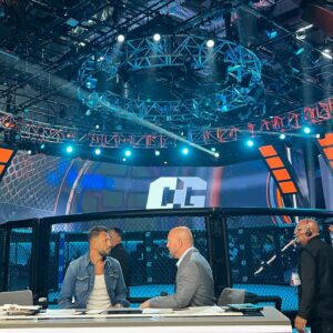Joe Fournier Instagram - Totally loved presenting the fights maybe another career after I hang up the gloves ?