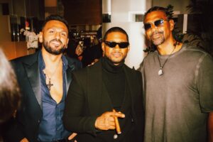 Joe Fournier Instagram - What an incredible #ParisFashionWeek !!!

BonBonniere Paris was an incredible success and it wouldn't have been possible without the support of my brother @usher great to see you shining and taking over the world once again. 

Truly appreciate everyone who came to show love support me, the memories are special and they will for sure need a whole chapter in the book 🇫🇷❤️