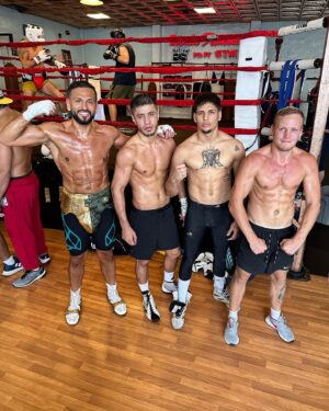 Joe Fournier Instagram - Not only am I the Biggest but also the oldest !!! Great sparring with these future champions  #TeamFournier 💪🏾