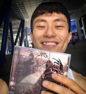 Joe Hahn Instagram - Found!  By @goraon7 at 부산 station. Congratulations, I hope you enjoy it, my fellow Korean brother 🇰🇷