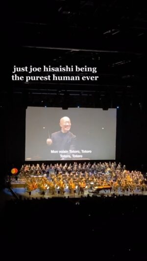 Joe Hisaishi Instagram - Live performances always put a smile on my face 😁