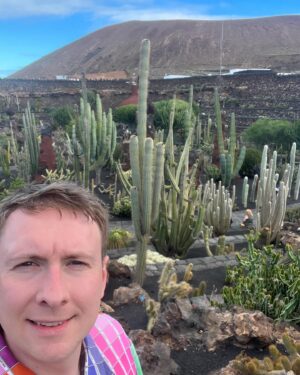 Joe Lycett Instagram - Travel Man in Lanzarote with my gorgeous pal @jessicafostekew is available to watch on @channel4 along with all the other eps from the last series. Jess is on tour and well worth checking out. Lanzarote is nice too.