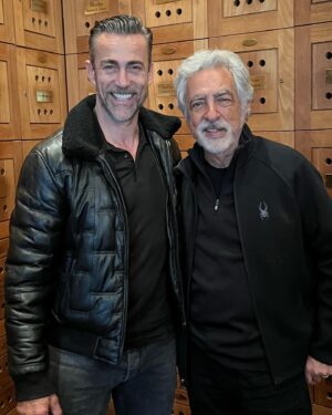 Joe Mantegna Instagram - Sharing a smoke with @therealdanielbernhardt great guy and a great action star!