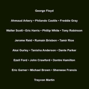 Joe Morton Instagram - It’s important we remember that these men and women, and too many more, have been blacked out forever. #BlackOutTuesday