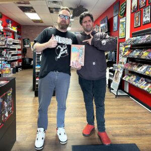 Joe Trohman Instagram - Stopped by @alteredstatecomics in Manchester, Missouri and found they had a few copies of The Holy Roller still in stock! 
Shout out to Brandon for holding it down for comics and picking it up for ska! 

Support your local comic book store!