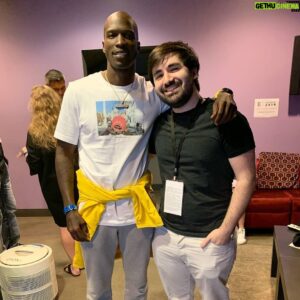 Joedat Esfahani Instagram - Truly an honor to share an E3 panel with the NFL legend Chad Johnson! Also we learned that me and @ochocinco are long lost cousins 😯 small world!
