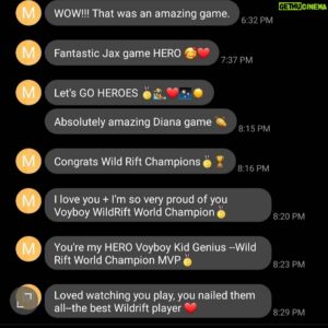 Joedat Esfahani Instagram - Since I was streaming off my phone, I didn't even know my mom was watching the tournament until after when I could check my texts 😭❤❤❤