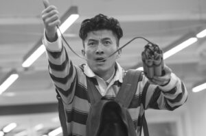 Joel Chan Instagram - 感謝賴志雄先生🫶🏼
感謝嘉嘉🩵 @isabellahsu1 
感謝新聞女王帶俾我一次不一様嘅經歷。
一個不一樣嘅陳山聰
感謝 佳導 @shujiazhong 
感謝 新聞女王台前幕後⋯⋯⋯⋯ 
感謝我的戲劇老師 @johnsonjunyu