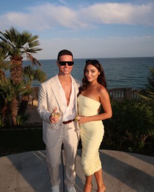 Joel Corry Instagram - Dreamy weekend away 🇪🇸
Congrats to my amazing friends Scott & Sam ❤️
Unreal wedding & such a fun night with these legends!! 
We love ya @realscottmills @samvaughan89 x