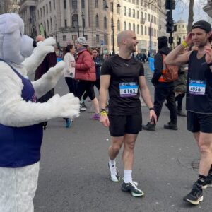 Joel Dommett Instagram - Loved the 10k @winterrunseries - got a 39.06 PB - and yes I’ve been hanging out with McFly a lot recently.