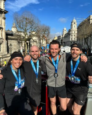 Joel Dommett Instagram - Loved the 10k @winterrunseries - got a 39.06 PB - and yes I’ve been hanging out with McFly a lot recently.