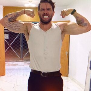 Joel Dommett Instagram - Ultimately we all just want to be a Gladiator and be hugged by Bradley Walsh.