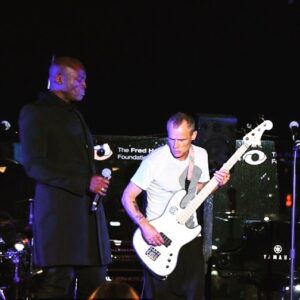 Joel Edgerton Instagram - This happened last night!!!Seal and Flea kicked off an amazing night for @fredhollows To all who came and performed and donated - you helped raise half a Million... so thanks friends and all and @audi who are supporters of so many great things!
