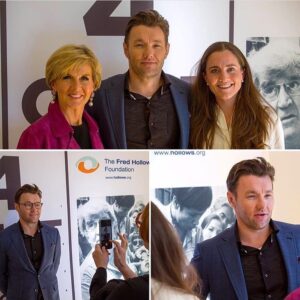 Joel Edgerton Instagram - Amazing support from all in LA for our @fredhollows event. Raising awareness for their work in eradicating blindness in 25 countries now. 25 years on and the simple fact that a simple 25 dollar donation can cure an individual of cataract blindness. 25 the magic number. Support if you can. And thanks to @juliebishopmp for lending her support!!! And everyone involved! Thank you all so much