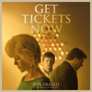 Joel Edgerton Instagram - #BoyErased opens in select theaters in NY/LA/SF this Friday. Get your tickets now: http://www.boyerasedtickets.com