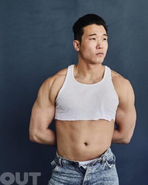 Joel Kim Booster Instagram - @outmagazine cover   profile shot by @ramonchristian.photo and written by @raffyermac. 

A couple months ago Ramon and I got together to do a shoot before he left for New York. I initially thought I’d end up with a few thotty pictures for Instagram and that would be that. I showed up sweaty and disheveled in the clothes I was wearing after a long day of running around LA, brought exactly one extra pair of shorts, did my hair quickly in the bathroom, then about 90 minutes later we were done. Ramon mentioned as I was leaving he might try to sell the pictures to gay zine or something like that but never did I imagine it would end up on a cover. 

The profile covers a lot, but centers mostly around my insecurity in this moment in my life. I don’t feel like I deserve this or pretty much any of accolades that have come my way over the past couple of years and this cover is included in that. That’s not to say I’m not grateful, I just want you to know I think this is all crazy too. But thank you to OUT for thinking otherwise. 

(FYI: not an eligible bachelor, the layout is a fail unfortunately. Still very much taken). 

Read the full profile, link in my bio.