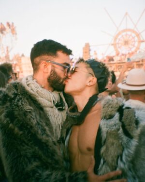 Joel Kim Booster Instagram - Lots of good things happened in 2022 but kissin this boy was still number 1.