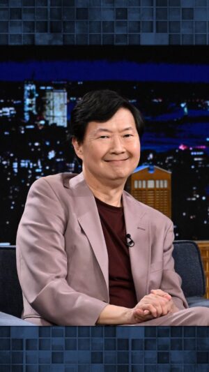 Joel McHale Instagram - @kenjeong addresses rumors of a possible @communitytv movie 👀 #FallonTonight