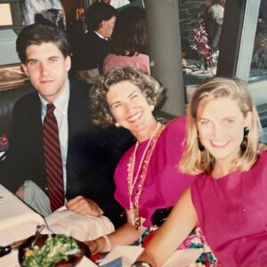 Joel McHale Instagram - After a long long battle with Alzheimer’s, my lovely, wonderful, funny, beautiful mother-in-law Sally, whom had all the style on Earth…left this place. I met her back in 1993. She was so good to me as I courted @semchale. Her patience and bravery at watching her daughter date an actor and eventually marry him was epic. Everyone loved Sally. She was a force and was always game. She taught swimming in the ocean, the best gardener you’ve get seen, worked harder than anyone, and knew how to throw a party. Her generosity was biblical and her grandsons loved the heck out of her.  And boy am I glad she had @semchale. The PNW is a much better place because of her. I will miss you dearly Sally. Love you