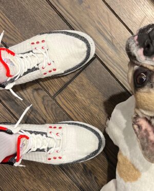 Joel McHale Instagram - My good friend makes these magnificent slippers/knitted sneakers. They’re the coolest, most comfortable and make a terrific gift. I’m not being paid or sponsored for this—- just helping out a friend who makes a great thing. There’s lots of different styles so please go to @byseay on @etsy and enter JOELFANS for a discount.