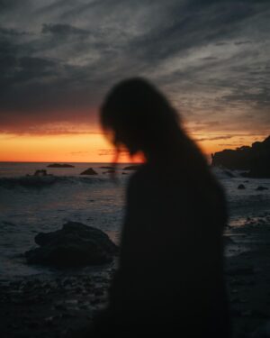 Joelle Farrow Instagram - It’s snowing in Toronto today so naturally I’m pretending I’m watching Malibu sunsets