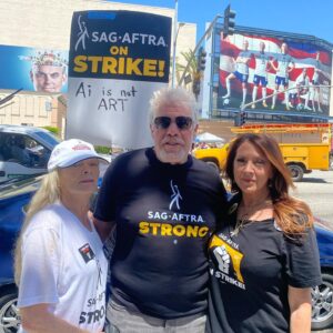 Joely Fisher Instagram - EXT Day: On strike!!! Outside the FOX LOT. The heat was overwhelming…the temperature and the temperament. I took great pride standing along side female labor giants at the #genrequeens picket line. We stand in solidarity and more unified in our philosophies/ideals/fortitude/resilience than ever before. As we enter August…know that we have your back, your front and everything in between. Check out the #stuntsfightback crew at the end!!!
#union #solidarity #sagaftrastrong #wgacontract2023 #sagaftrastrike #californiafed #labor #hotlaborsummer #hotguildsummer #lafed #aflcio #stunt #bikerlife #logo #lizshuler #actors #writers