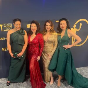 Joely Fisher Instagram - What a celebration…it was a coming out party…it was an explosion of art…it was pure joy to see everyone post an extraordinary year. After long arduous months shoulder to shoulder striking against the entities that were all present last night. Thank you to all the strike captains and members who walked those lines while we negotiated our billion dollar deal. Last night we honored you and the performances we loved the most. We have come through a once in a generation moment together. Do EVERYTHING in 2024. I cannot wait for the renaissance .
Fisher out!!!
#sagawards #celebration #redcarpet #madamesecretary #thisiswhatleadershiplookslike #labor #glam #hollywood #hollywoodroyalty #oldhollywood #imnotbadimjustdrawnthatway #awardshow #aboutlastnight #union #bossbabe #saturdaynight