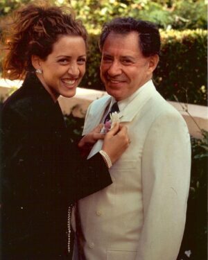 Joely Fisher Instagram - Father’s Day…it’s bittersweet. We always celebrated Connie with a Fathers Day card…she did all the heavy lifting literally and figuratively. I wanted my daddy, I was always made to feel I didn’t need him. It worked, until it didn’t. I went to him, forced myself into his life in a big way. When he left the planet all those years ago, I gathered photos and video of all the time we spent together to memorialize him… I realized how he had come to be so important in my life and grateful that my mom had encouraged it. When we spoke about him at Factors deli on my mama’s dime…all three of his daughters spoke about him and deflected with humor…that’s what we Fisher sisters do. Each one of us included that we were the favorite daughter…because at one point in our lives he made us feel that way.  Pic: me as best man at his wedding to Betty Lin. You all thought I looked like #conniestevens 
#fathersday #fathersanddaughters #ohmypapa #eddiefisher #dearoldad #popsie #bestman #growingupfisher #threelittlefishiesinanittybittypool #dad #daddy
