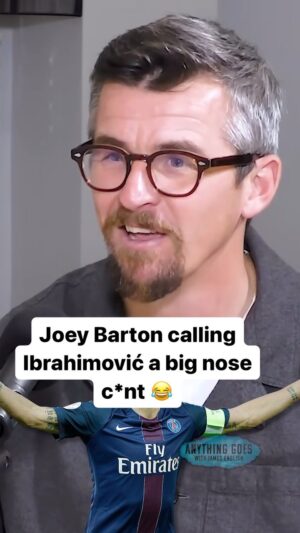Joey Barton Instagram - “Football - Violence - Prison - Joey Barton Tells His Story” Full podcast now live on Anything goes with James English YouTube channel & iTunes 🎤🎧 #joeybarton #ibrahimovic #football #podcast