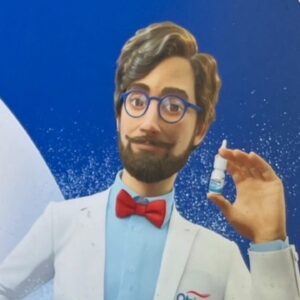 Joey Bizinger Instagram - We found this nasal spray ad in Korea and the resemblance is uncanny 💀