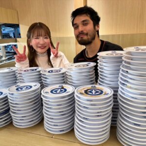 Joey Bizinger Instagram - We challenged Japan’s best competitive eater… it didn’t go well. Video on my channel!