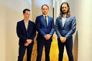 Joey Richter Instagram - ✌️🥂MY DUDES, WE GOT 2 SPECIAL OCCASIONS TODAY!! Not only is it lifelong bud @brian.Holden’s Birthday 🕺🏻🍻🎊 but it’s also @alyssakaygee & @claark’s 1st Wedding Anniversary! 👩‍❤️‍💋‍👨💍💘 As you probably know, our crew LOVES weddings 👯‍♂️👯‍♀️ but a wedding AND a birthday? Well that gets us rowdy 🐎🤠 

Such fond memories celebrating their truly gorgeous love last year in Chicago 🌆 You want proof?? Take a look at 📸pics 4-7 where we make the Hokey Pokey look fun as HELL! 🩰 

And I think it’s safe to say Brian got the best gift that year: a job w/ the Disco Guys™️🕺🏻 (employed by fellow Disco Guy, Clark) to be Wedding Covid Officers©️ Because we ALL know…The Coolest Parties, Are the Healthiest Parties 😎🤙🏼
.
.
.
#weddinganniversary #birthdayboy #covidofficers #danceyourassoff #friendparty #discoguys