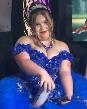 Johanna Colón Instagram - I find it almost impossible to believe that my quinceañera was a year ago today! What I would give to live in that moment one more time! 🫶🙏