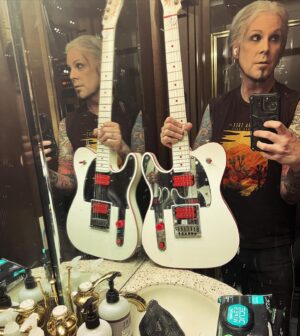 John 5 Instagram - Essentials on the road, Guitar and dude wipes
