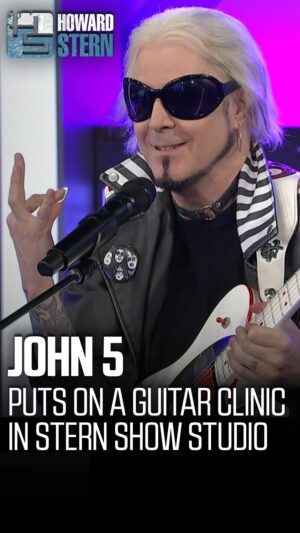 John 5 Instagram - @john5official put on a guitar clinic when he stopped by the #SternShow studio. Check out more when he hosts “Songs I Want to Hear” TONIGHT at 7 p.m. ET on #Howard101!