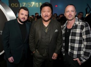 John Bradley Instagram - Some night. 3 Body Problem LA screening. ❤️❤️❤️ #3bodyproblem