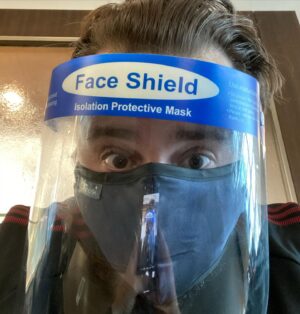 John Bradley Instagram - You know the concept of ‘not messing around?’ Yeah. I invented that. #beltandbraces 😷