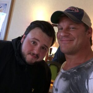 John Bradley Instagram - What a memory. OTD 6 years ago I came face to face with a living legend. With @chrisjerichofozzy in London. 🤩