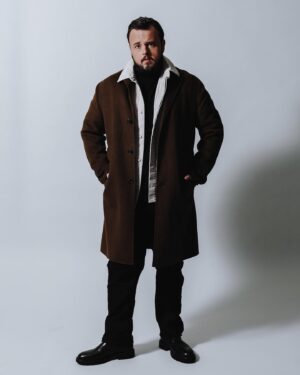 John Bradley Instagram - Interview with @squaremile_com in my bio now. Pics by @rachelanthiasherlock , styling by @hollyevawhite grooming by @tarahmakeup London December 2021.