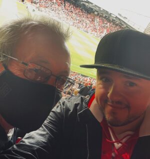 John Bradley Instagram - I took my dad to the match today. I’ll be honest, part of me thought this might never happen again. 🙌