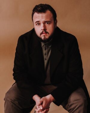 John Bradley Instagram - Interview with @squaremile_com in my bio now. Pics by @rachelanthiasherlock , styling by @hollyevawhite grooming by @tarahmakeup London December 2021.