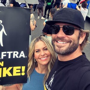 John Brotherton Instagram - #sagaftrastrong 
💪💪 
@sagaftra 
#sagaftra 
#wga 
#rally