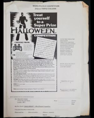 John Carpenter Instagram - On this good Friday, we decided to take a trip down memory lane to honor the immortal classic. Feast your eyes on this RARE British cinema marketing campaign brochure for John Carpenter's cult slasher "Halloween" (1978). It's filled with tons of information on the film, strategic marketing ideas for the cinema manager, plus tips on various competitions, audience participation events, radio slots, and advertising posters. Owning this piece of cinema history means a lot to us. Do you remember your first time seeing this now iconic film? Let us know in the comments.

#halloween #michealmyers #friday
