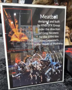 John Carpenter Instagram - If you are at SDCC this year, be sure to stop by booth 1935 and visit Meatball from the film In The Mouth Of Madness (1994). Meatball was designed by KNB EFX under the direction of the great @gnicotero. 

#sdcc 
#inthemouthofmadness 
#suttercane 
#horror