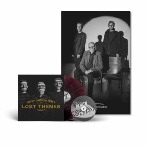 John Carpenter Instagram - Big news today! The iconic trio @johncarpenterofficial , Cody Carpenter @ludrium and @daniel_davies are back with their highly anticipated fourth installment in the Lost Themes series, Lost Themes IV: Noir. Pre-order a copy, releasing on May 3rd, on @sacredbones mail order on exclusive red splatter on clear vinyl, while supplies last! The most limited versions of the record all come with a bonus 7” “Black Cathedral” with a screen printed B side and a poster, and our mail order exclusive version comes with exclusive alternate silver foil.

It’s been a decade since John Carpenter recorded the material that would become ‘Lost Themes’, his debut album of non-film music and the opening salvo in one of Hollywood’s great second acts. Those vibrant, synth-driven songs, made in collaboration with his son Cody Carpenter and godson Daniel Davies, kickstarted a musical renaissance for the pioneering composer and director. In the years since, Carpenter, Carpenter, and Davies have released close to a dozen musical projects, including a growing library of studio albums and the scores for David Gordon Green’s trilogy of Halloween reboots. With ‘Lost Themes IV: Noir’, they’ve struck gold again, this time mining the rich history of the film noir genre for inspiration. 

John Carpenter, Cody Carpenter and Daniel Davies’s Lost Themes IV: Noir joins the 20th installment of the Sacred Bones Record Society! Enroll now to receive the album on society exclusive black and white splatter on clear vinyl, housed in a deluxe wrap-around, hand-numbered sleeve with a wax seal. The record also come with an exclusive artist curated piece of ephemera. The society exclusive version also comes with a bonus 7” and alternate silver foil. Joining these releases will be the next 2 eligible releases, each with the most limited color vinyl variant, special sleeves and artist curated ephemera. join now by purchasing Sacred Bones Society 20 on the @SacredBones website.