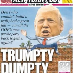 John Cusack Instagram - Trumpty Dumpty” news “ is dozens of protesters. Gather outside mar a lago - 
That’s right dozens.