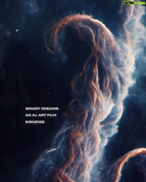 John D. Boswell Instagram - What happens when machines begin to question their origins? 🤖
 This thursday, join me on a mesmerizing journey into the mind of a hyper intelligent A.I. known as the God Machine.

BINARY DREAMS, my new experimental short film exploring how AI sees the universe, drops June 30.